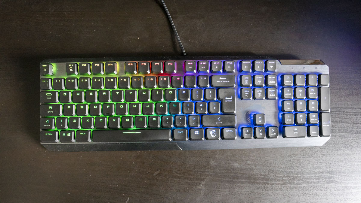 msi vigor gk50 low profile gaming keyboard