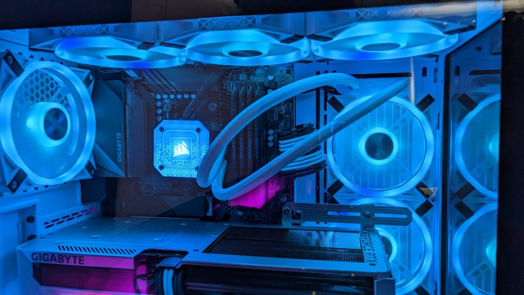 corsair h100i elite capellix cooler