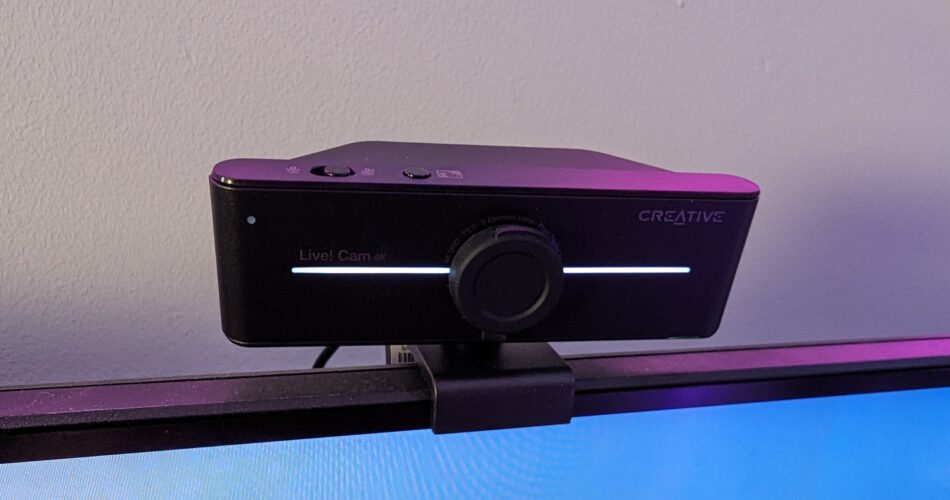 creative live cam sync 4k webcam